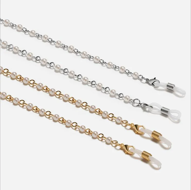 Original Fashion Eyeglasses Chain Imitation Pearl Beaded Chain for Women Necklace Bracelet Sunglasses Eyewear Retainer Hanging Rope