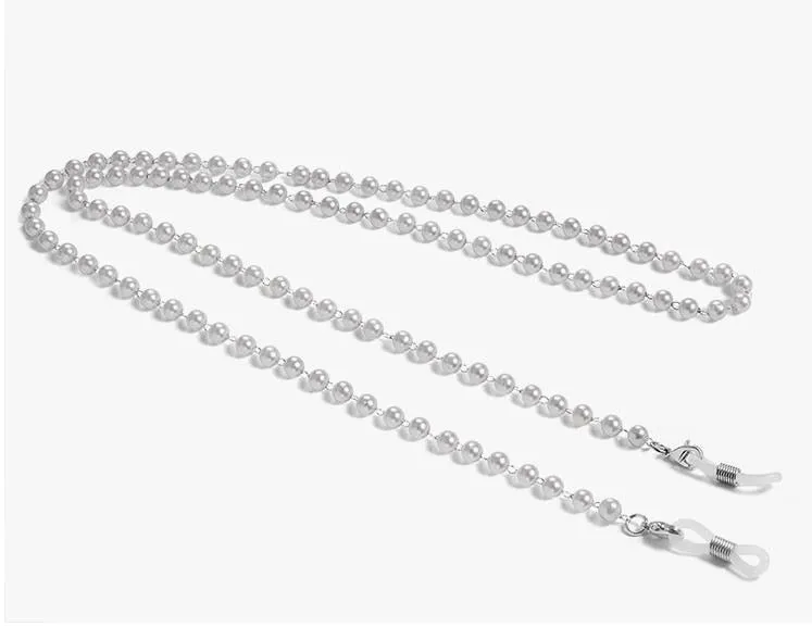 Original Fashion Eyeglasses Chain Imitation Pearl Beaded Chain for Women Necklace Bracelet Sunglasses Eyewear Retainer Hanging Rope