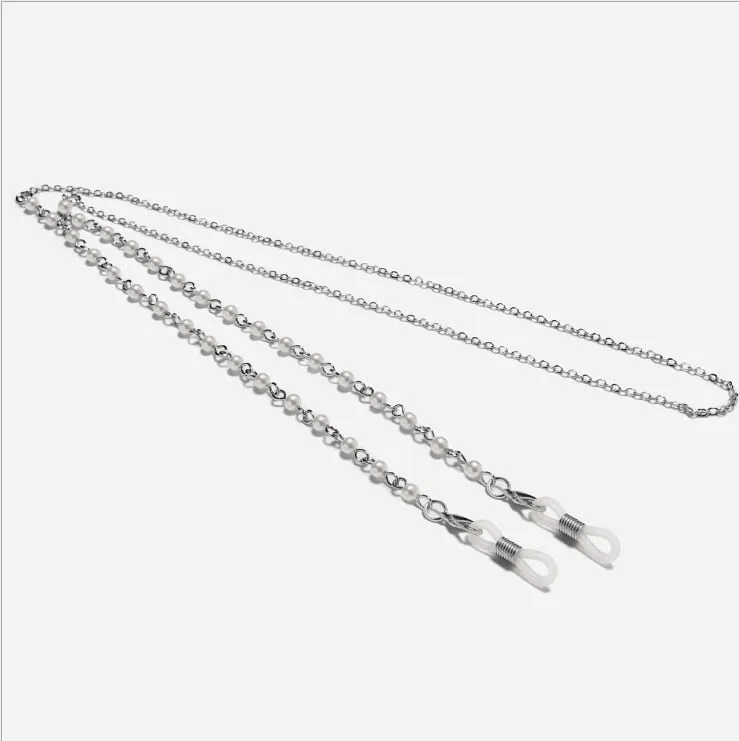 Original Fashion Eyeglasses Chain Imitation Pearl Beaded Chain for Women Necklace Bracelet Sunglasses Eyewear Retainer Hanging Rope