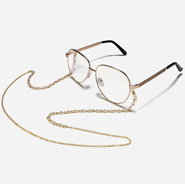 Original Fashion Eyeglasses Chain Imitation Pearl Beaded Chain for Women Necklace Bracelet Sunglasses Eyewear Retainer Hanging Rope