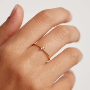P D PAOLA | White Heart Ring