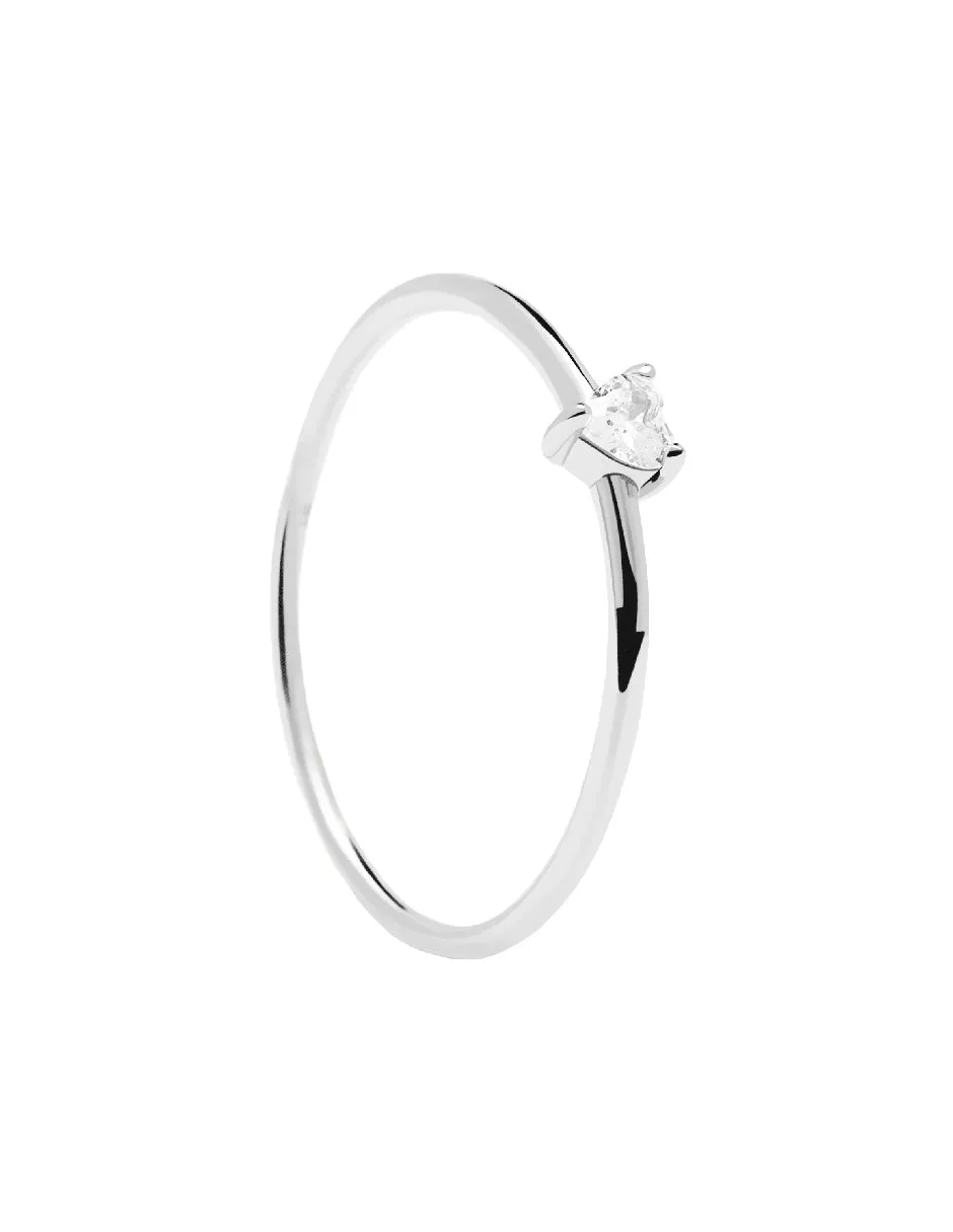 P D PAOLA | White Heart Ring
