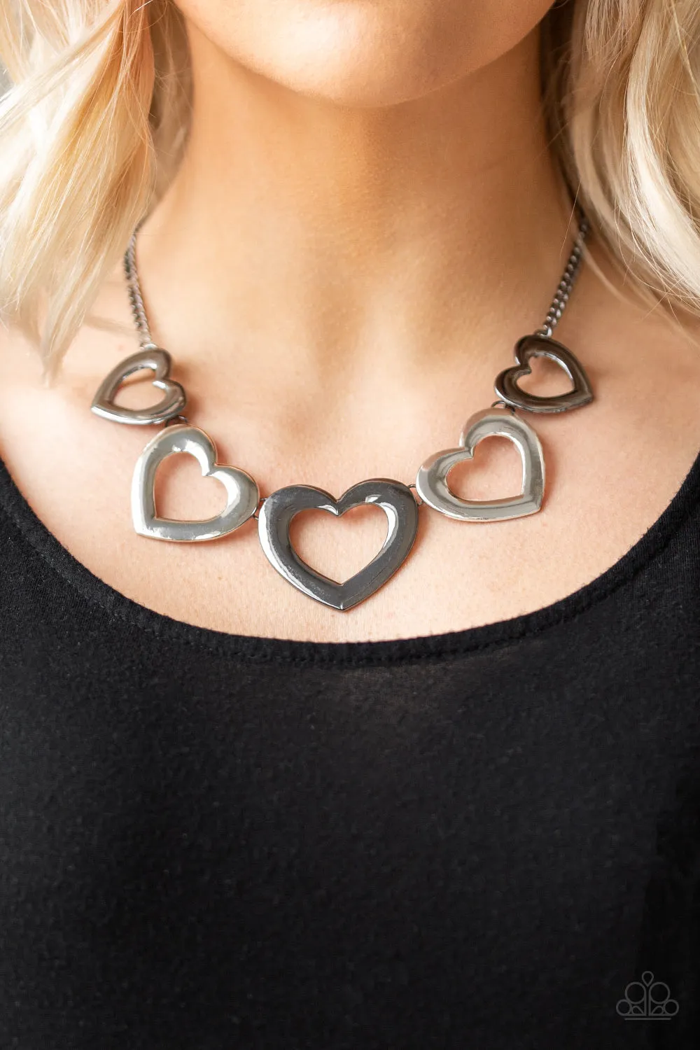 Paparazzi - Hearty Hearts -  Multi Necklace