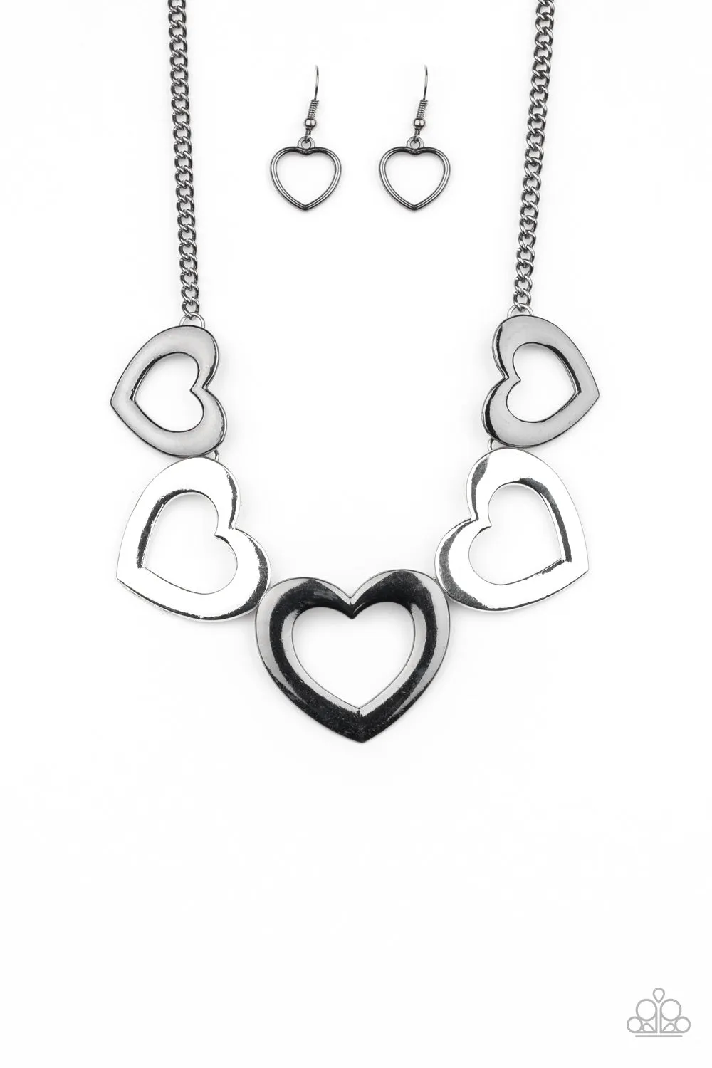 Paparazzi - Hearty Hearts -  Multi Necklace