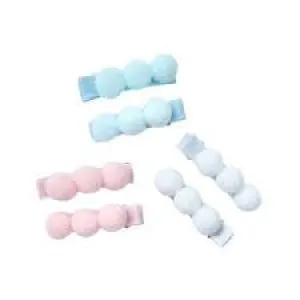 Pastel Essential Pom Pom Clip Set