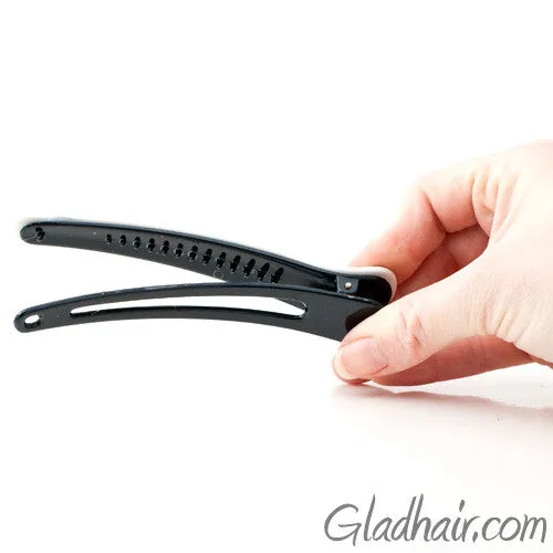 Patterned Pink Acrylic Beak Clip - 1 Piece