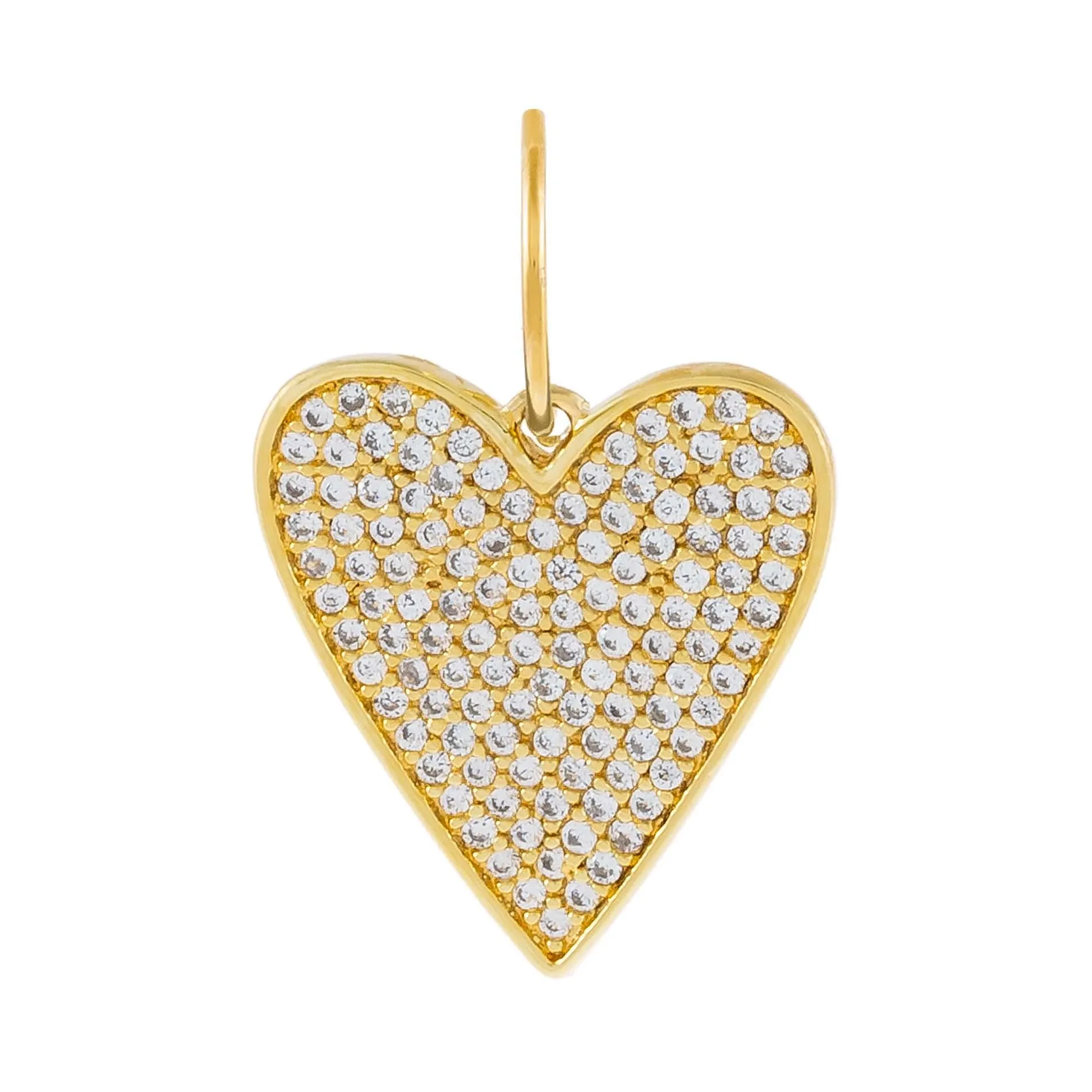 Pavé Heart Charm
