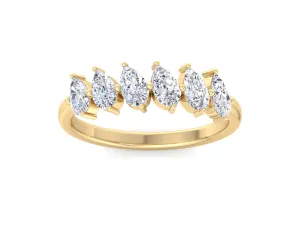 Pear Diamond Wedding Ring