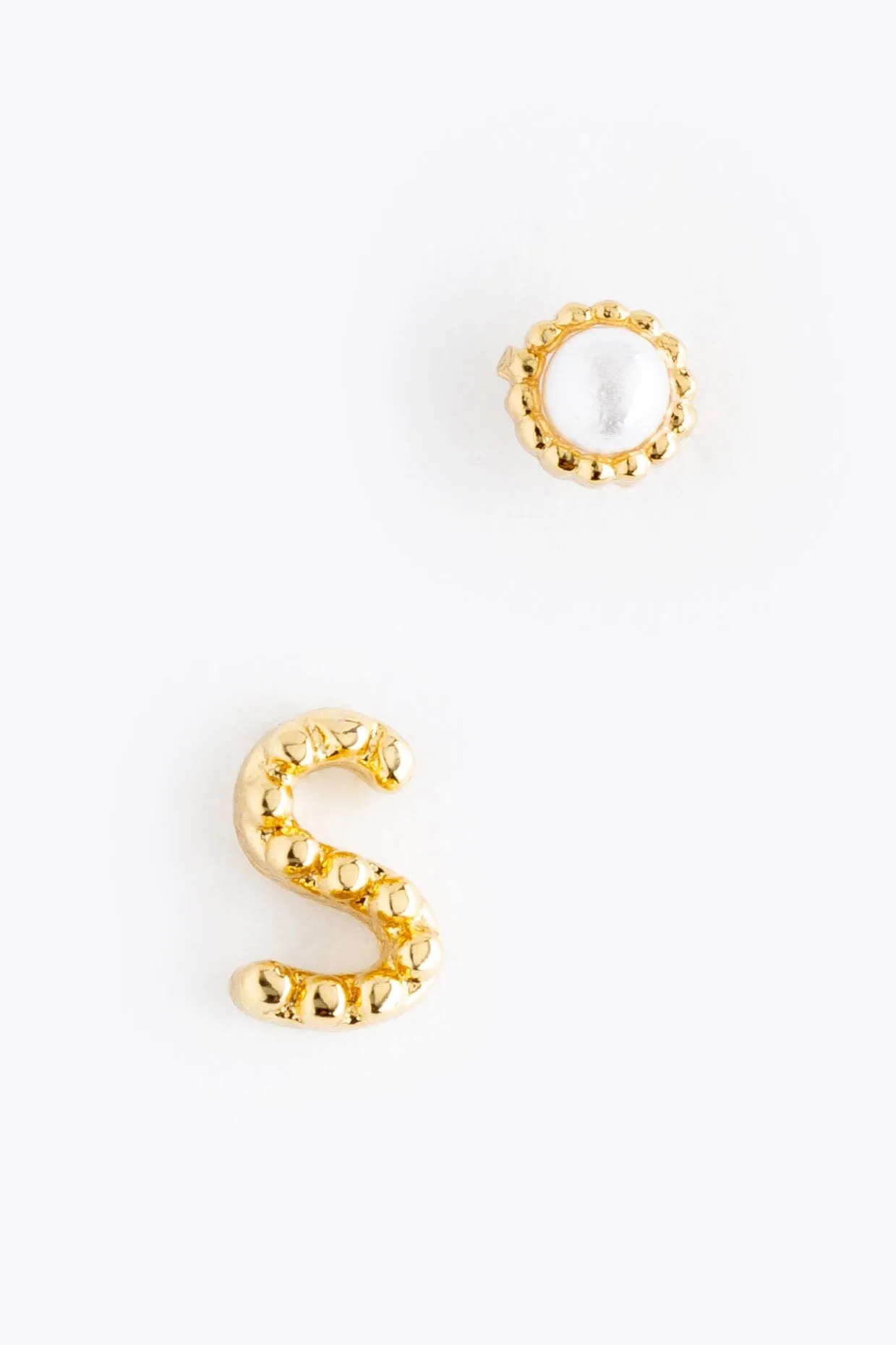 Pearl S Ball Stud Earrings