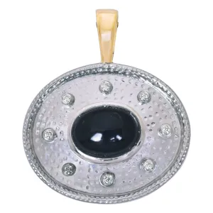 Pendant- Black Onyx and Diamond
