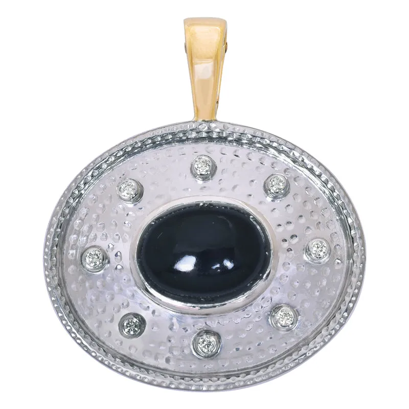 Pendant- Black Onyx and Diamond