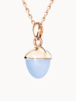 Pendant MIKADO Bouquet XL Chalcedony blue blue Chalcedony