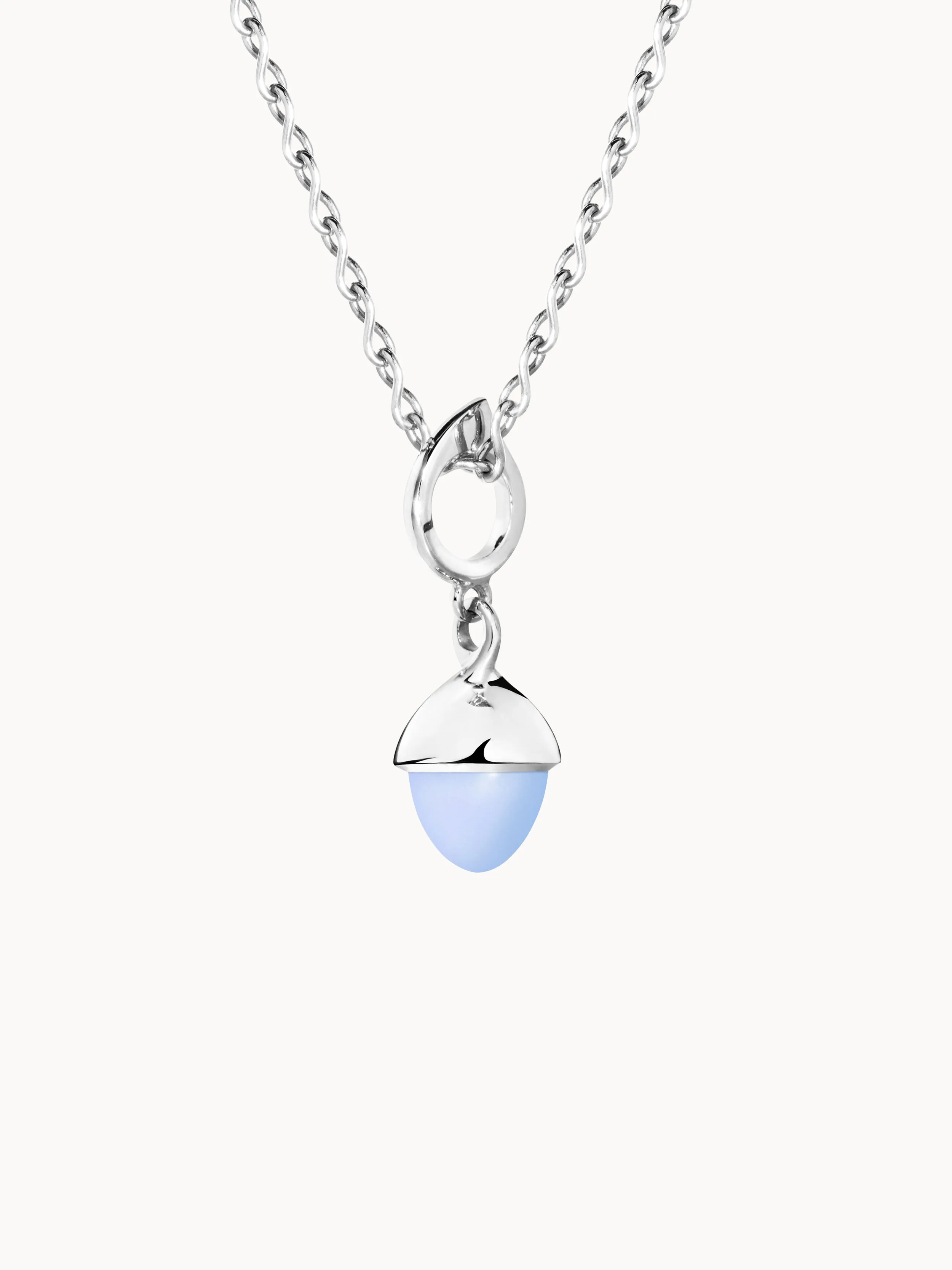 Pendant MIKADO Flamenco Chalcedony blue blue Chalcedony