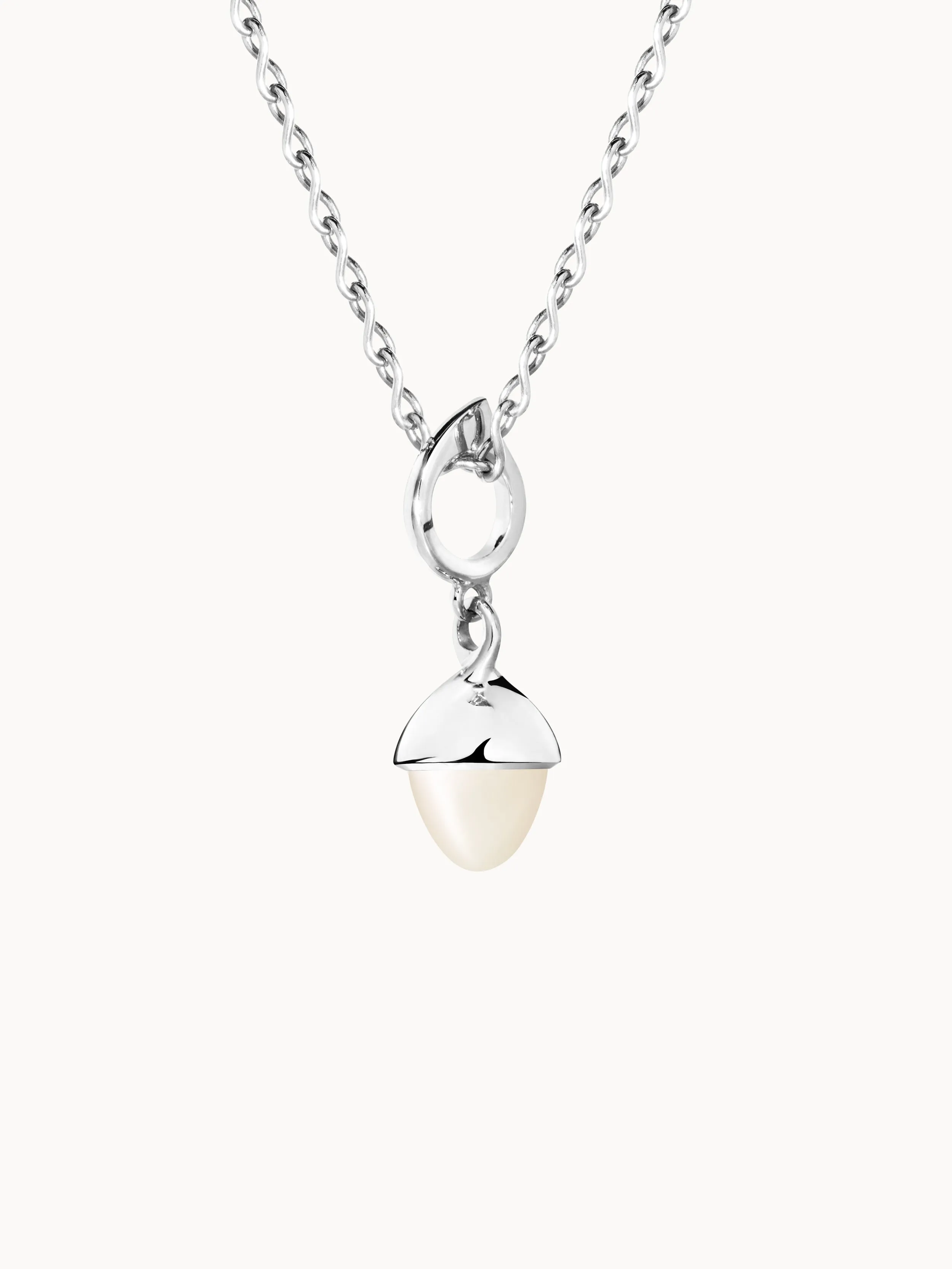 Pendant MIKADO Flamenco Moonstone sand/white sand Moonstone