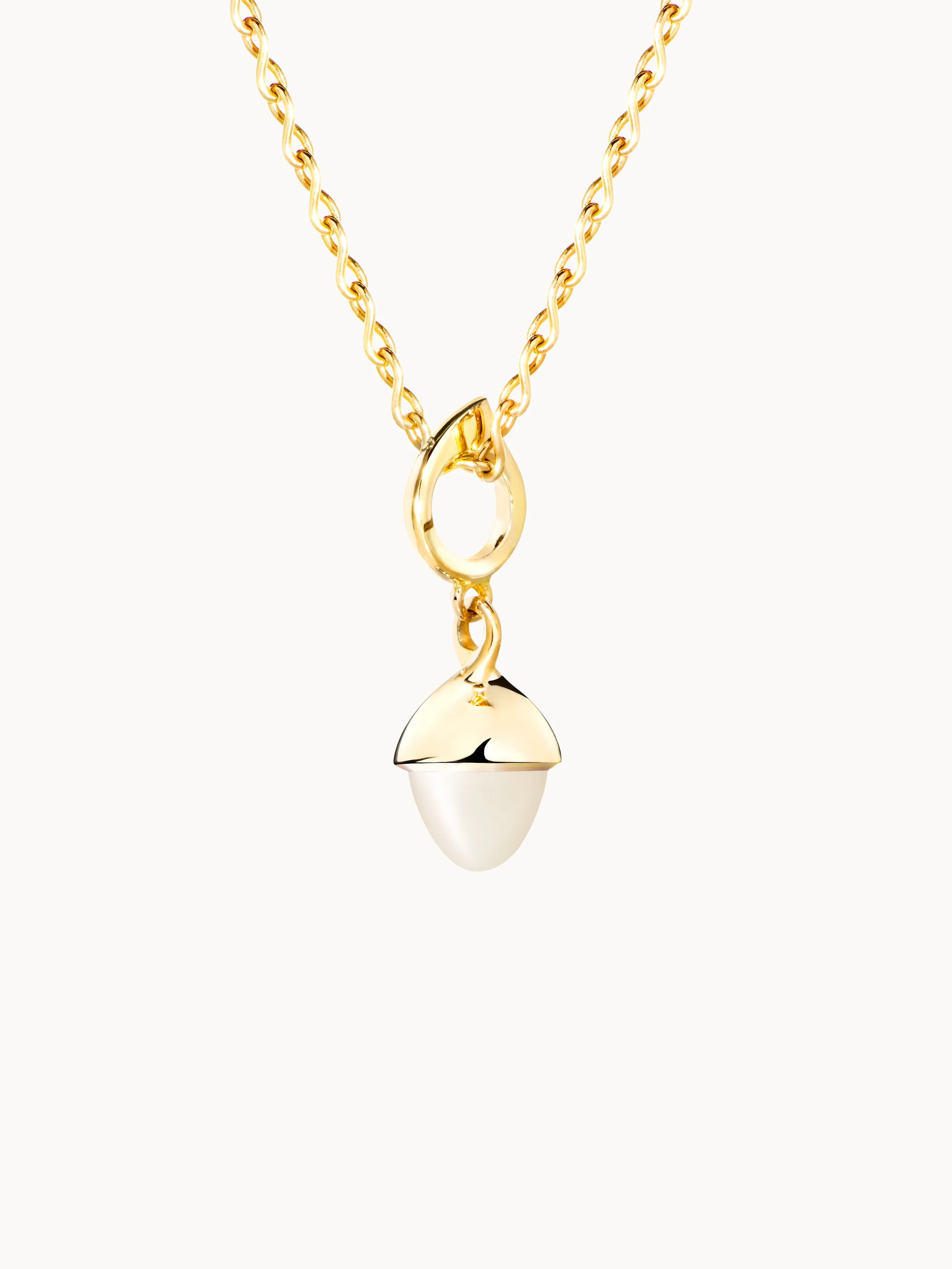 Pendant MIKADO Flamenco Moonstone sand/white sand Moonstone