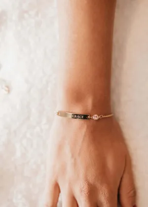 Personalized birthstone bracelet