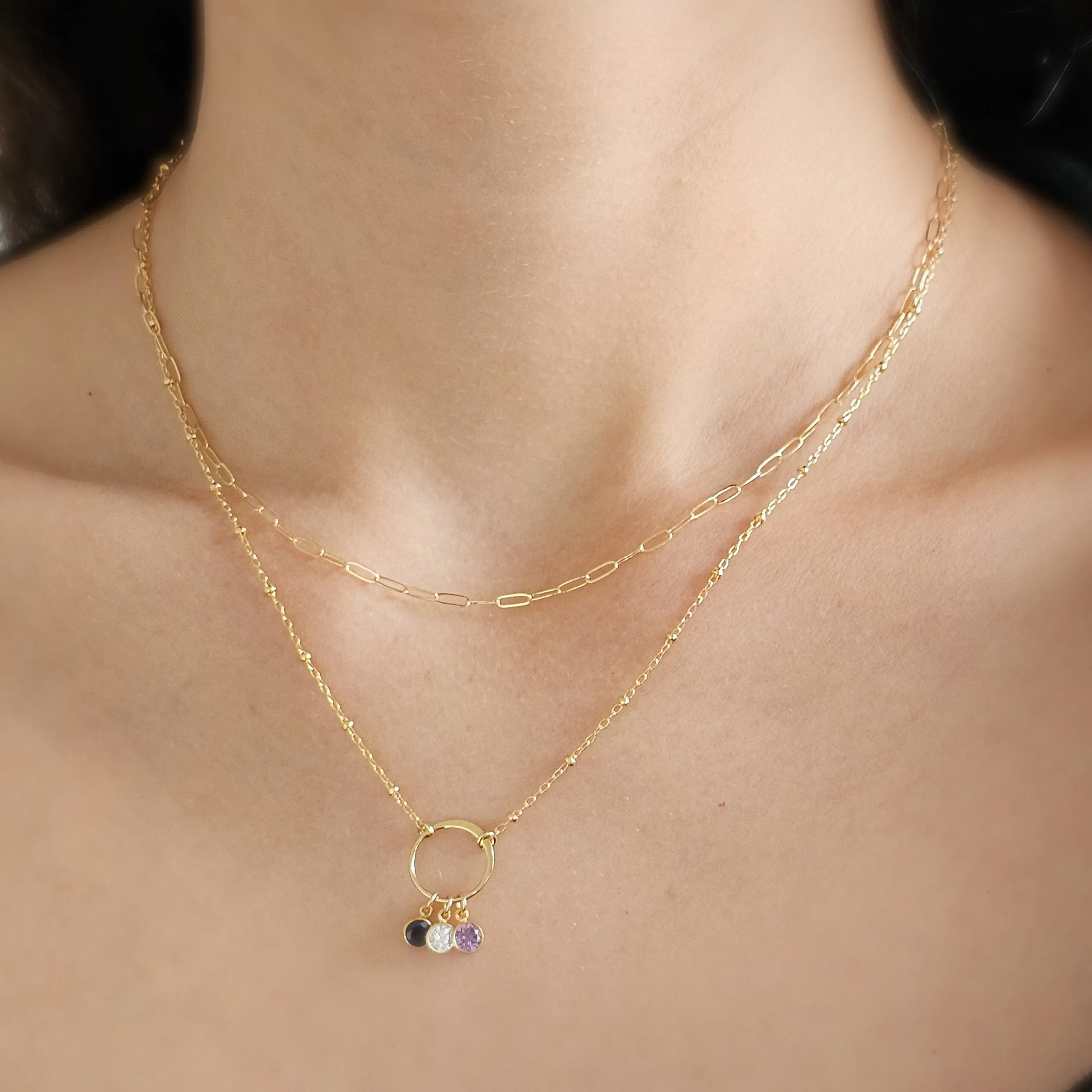 Personalized Birthstone Necklace