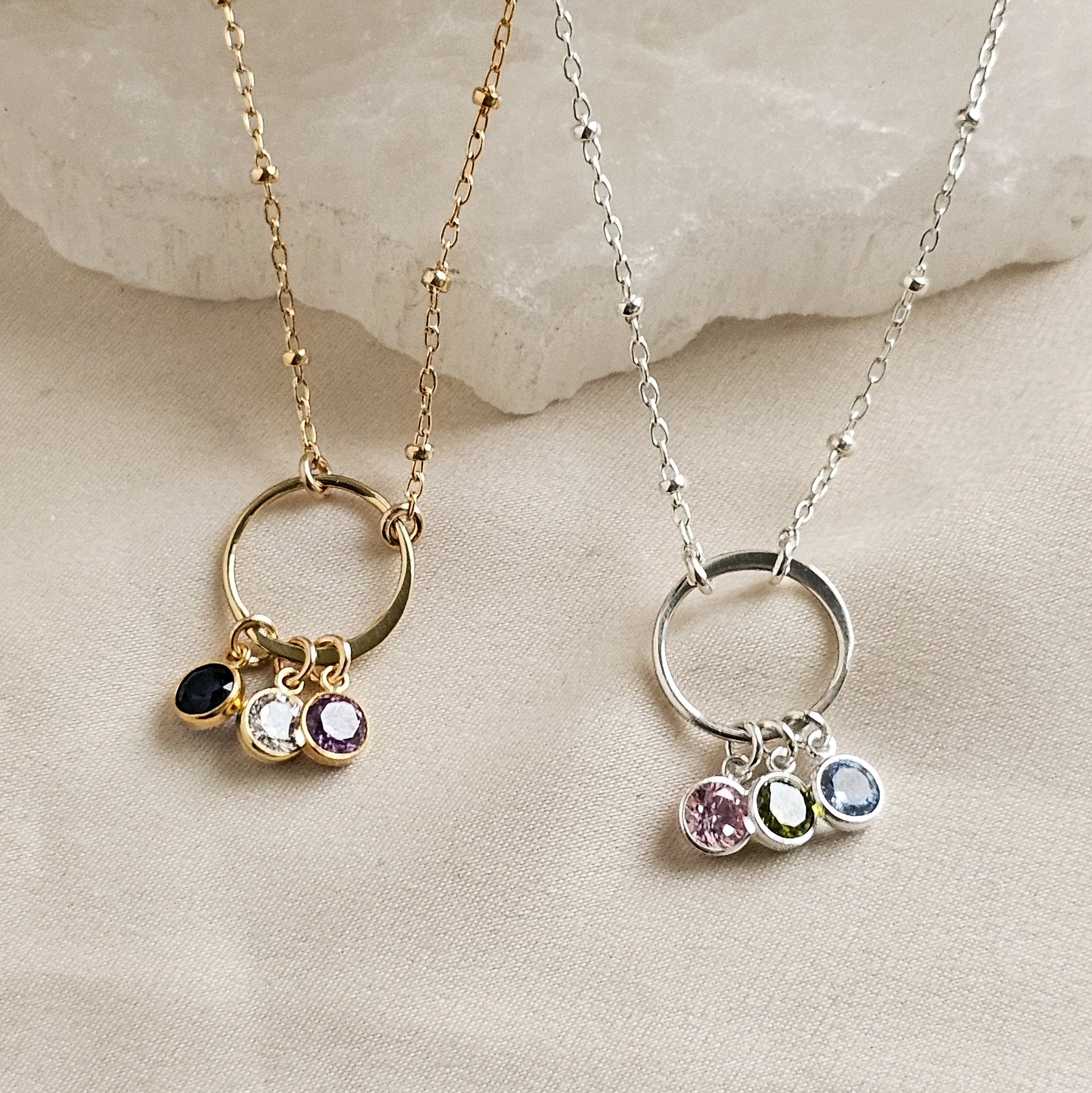 Personalized Birthstone Necklace