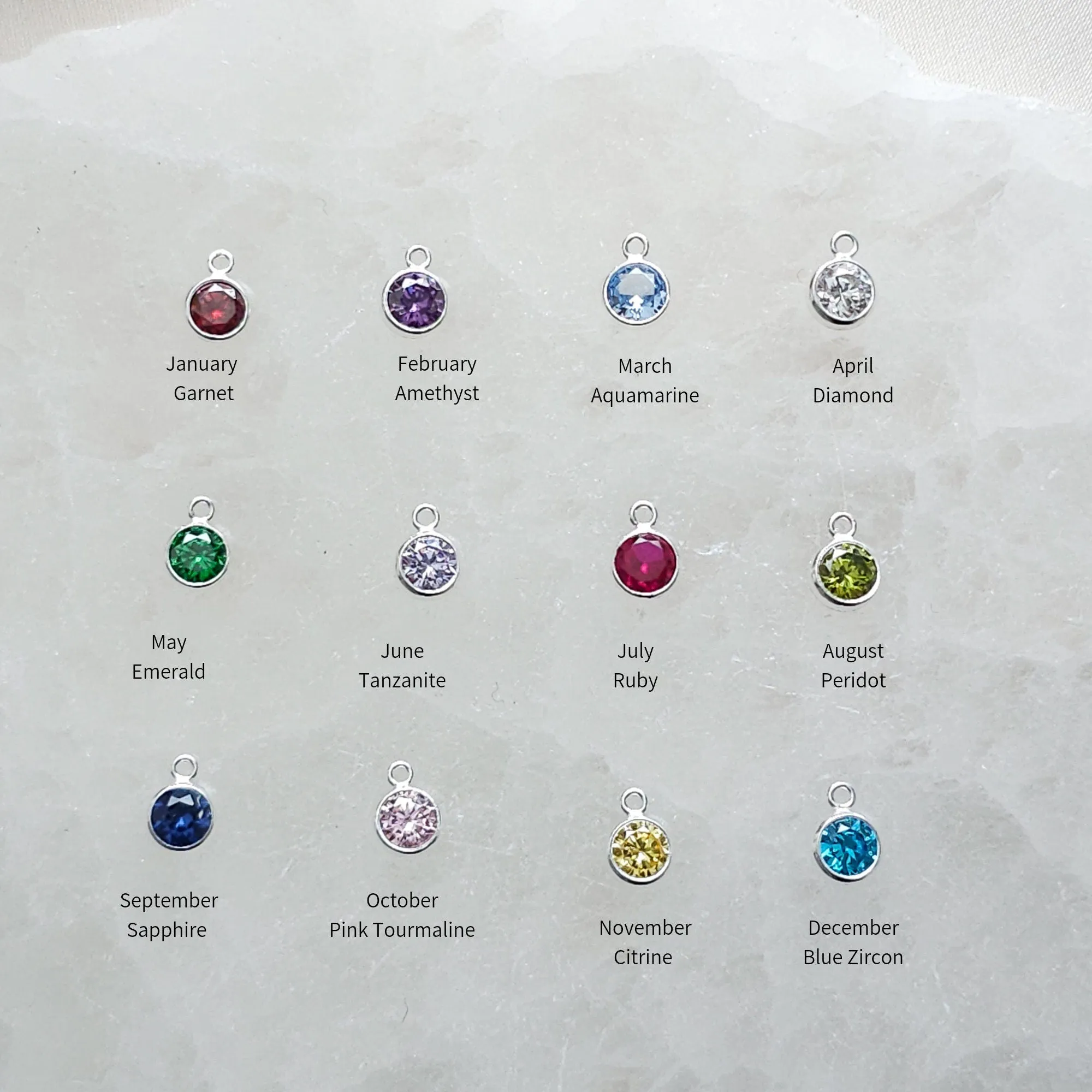 Personalized Birthstone Necklace