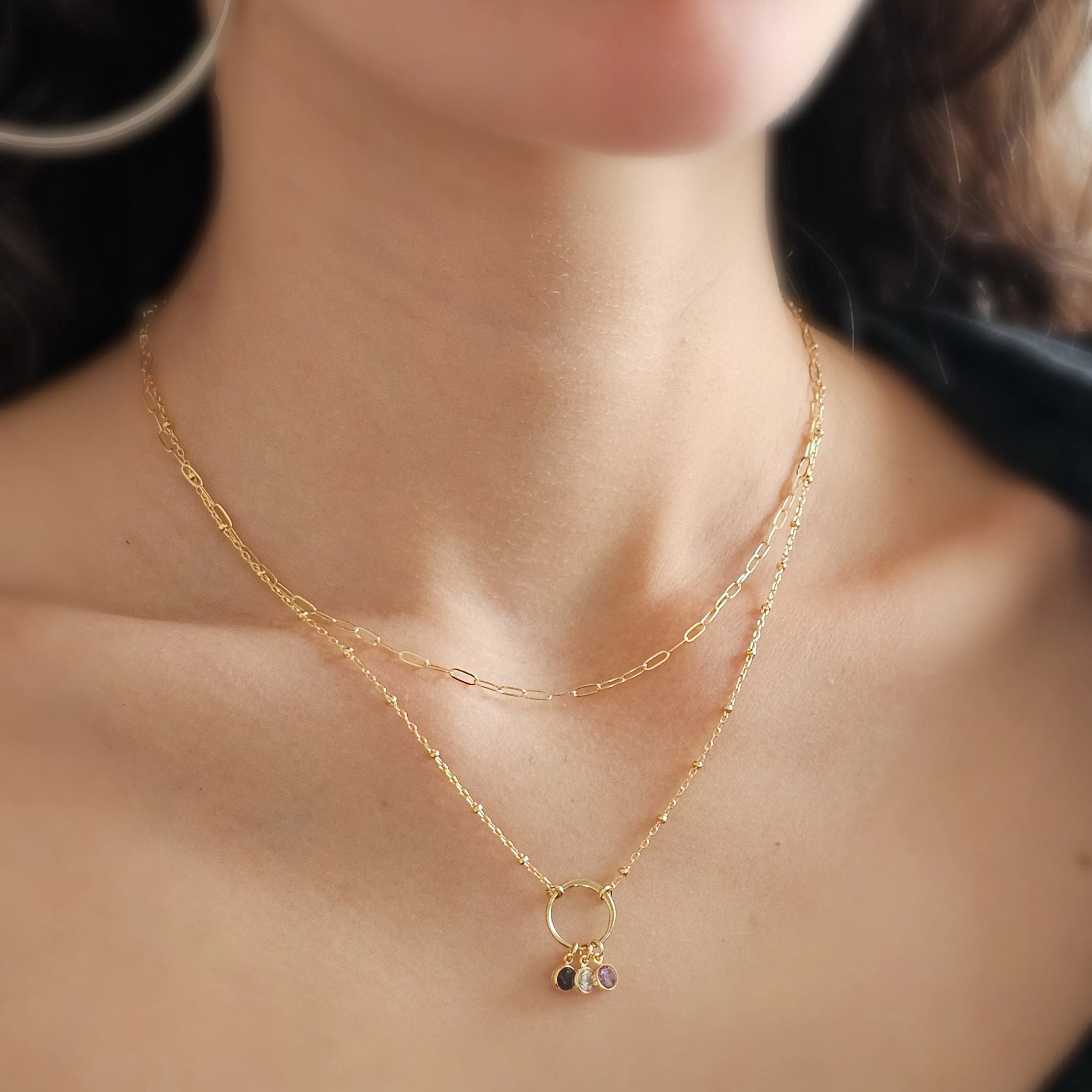Personalized Birthstone Necklace