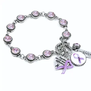 Personalized Cancer Awareness Bracelet