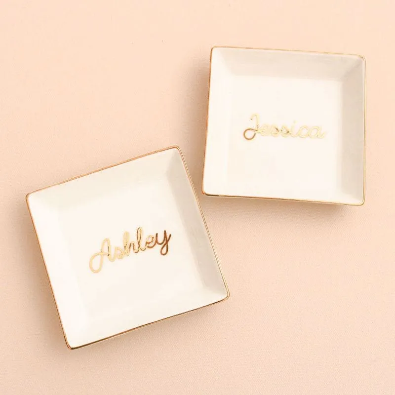 Personalized Jewelry Dish