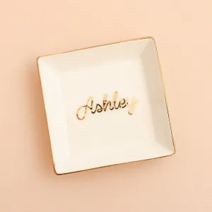 Personalized Jewelry Dish