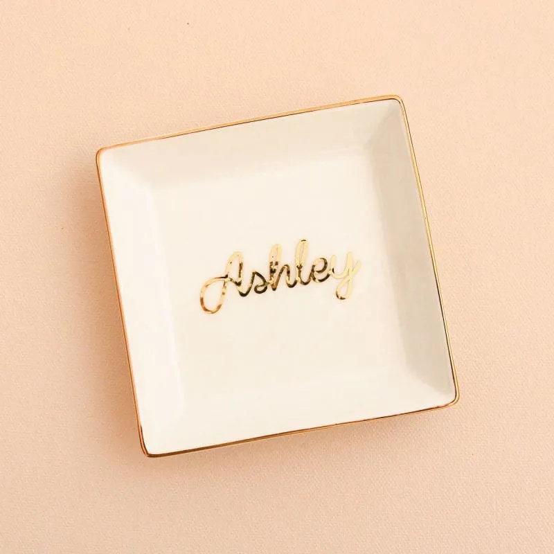 Personalized Jewelry Dish