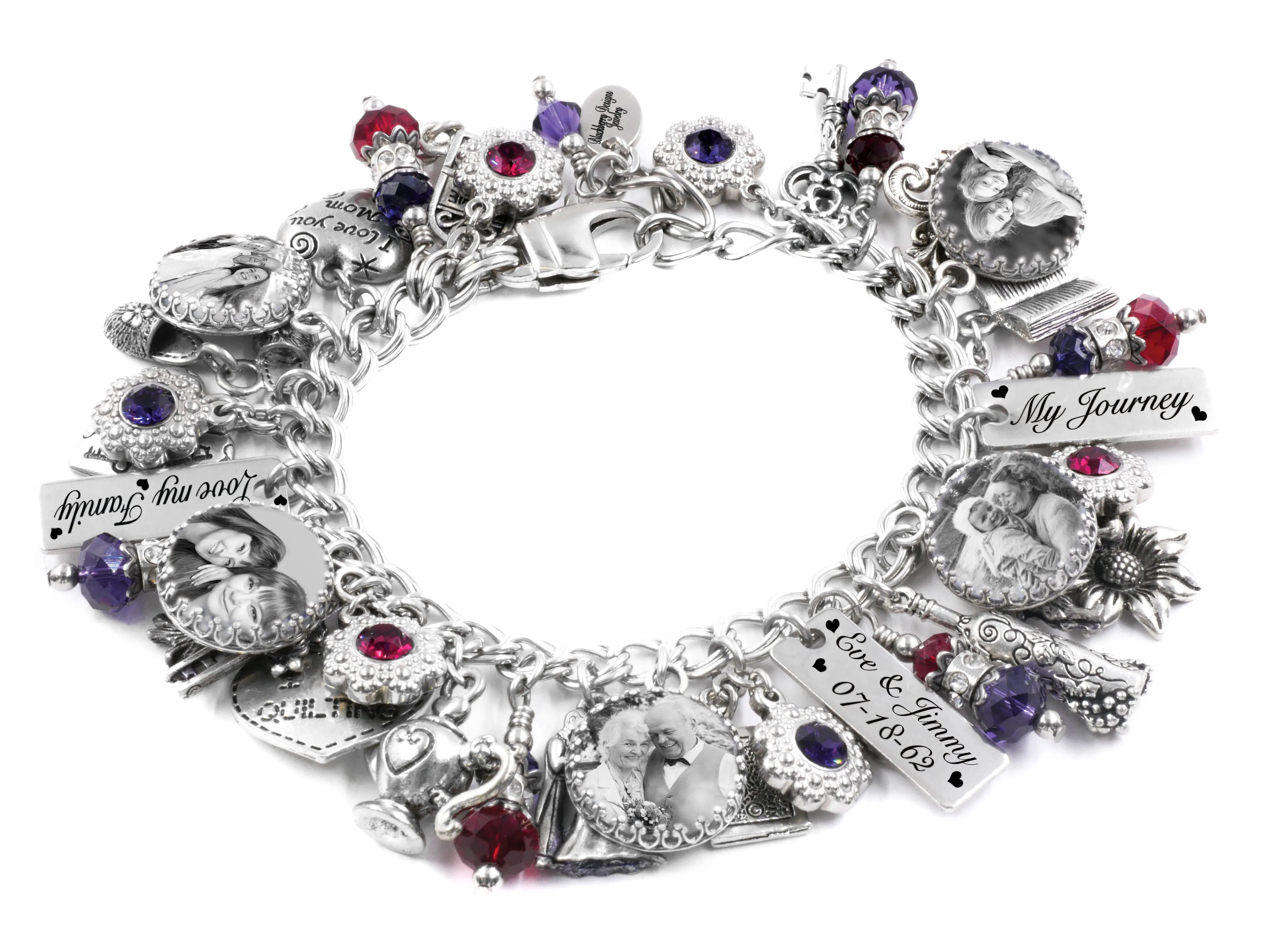Personalized Keepsake Charm Bracelet