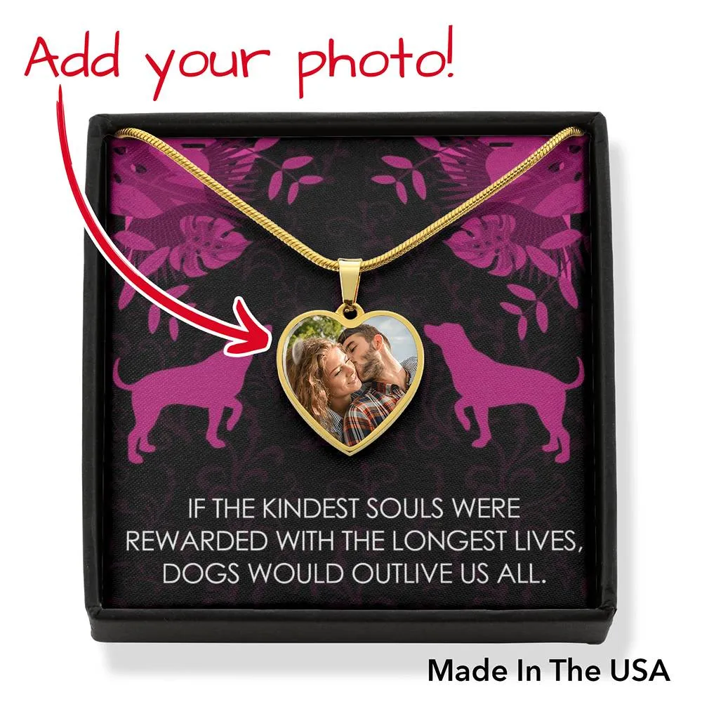 Personalized Kindest Souls Heart Necklace
