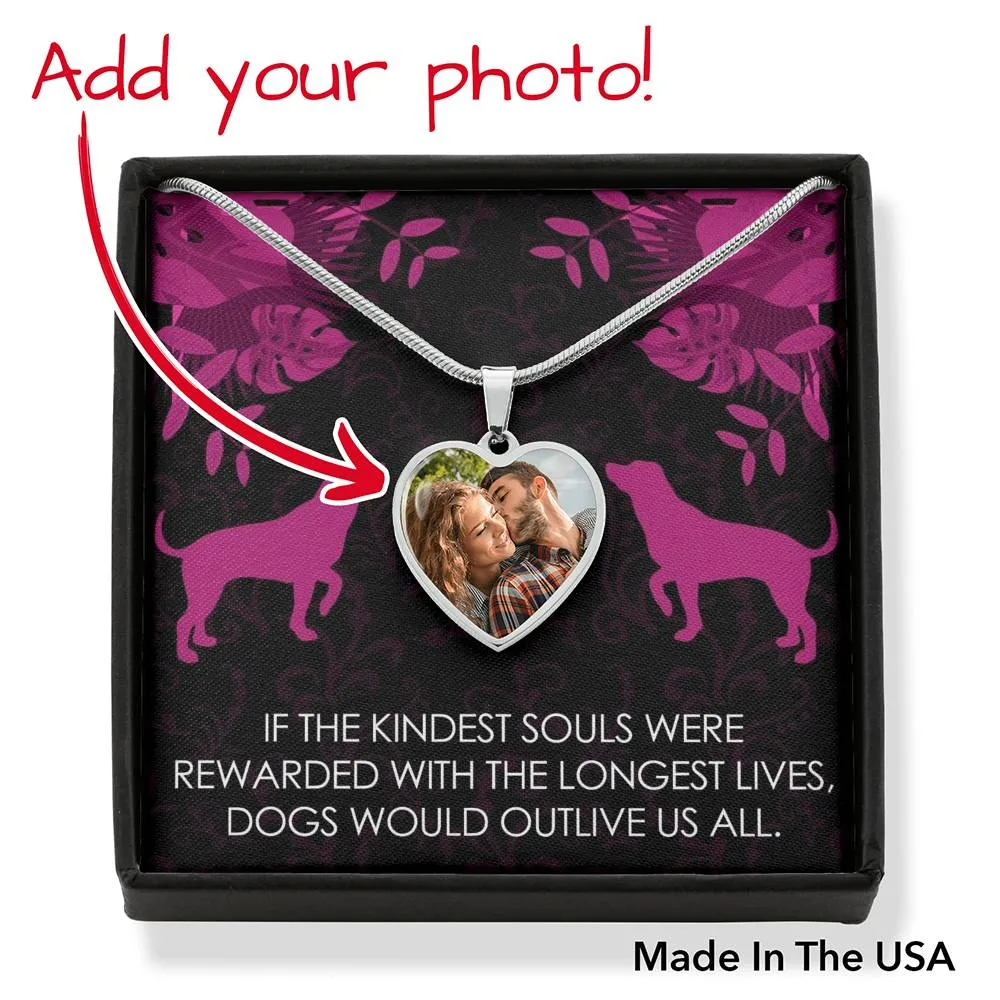 Personalized Kindest Souls Heart Necklace
