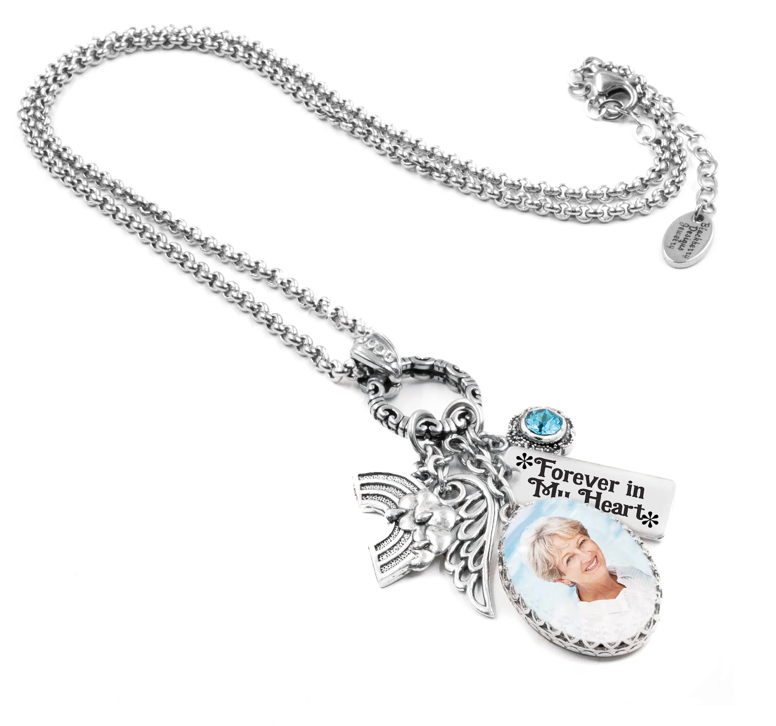 Personalized Photo Funeral Necklace