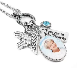 Personalized Photo Funeral Necklace