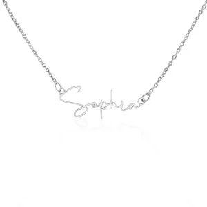 Personalized Signature Style Name Necklace – Custom Jewelry Gift for Women