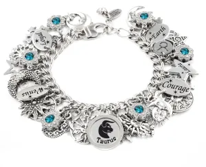 Personalized Taurus Zodiac Bracelet