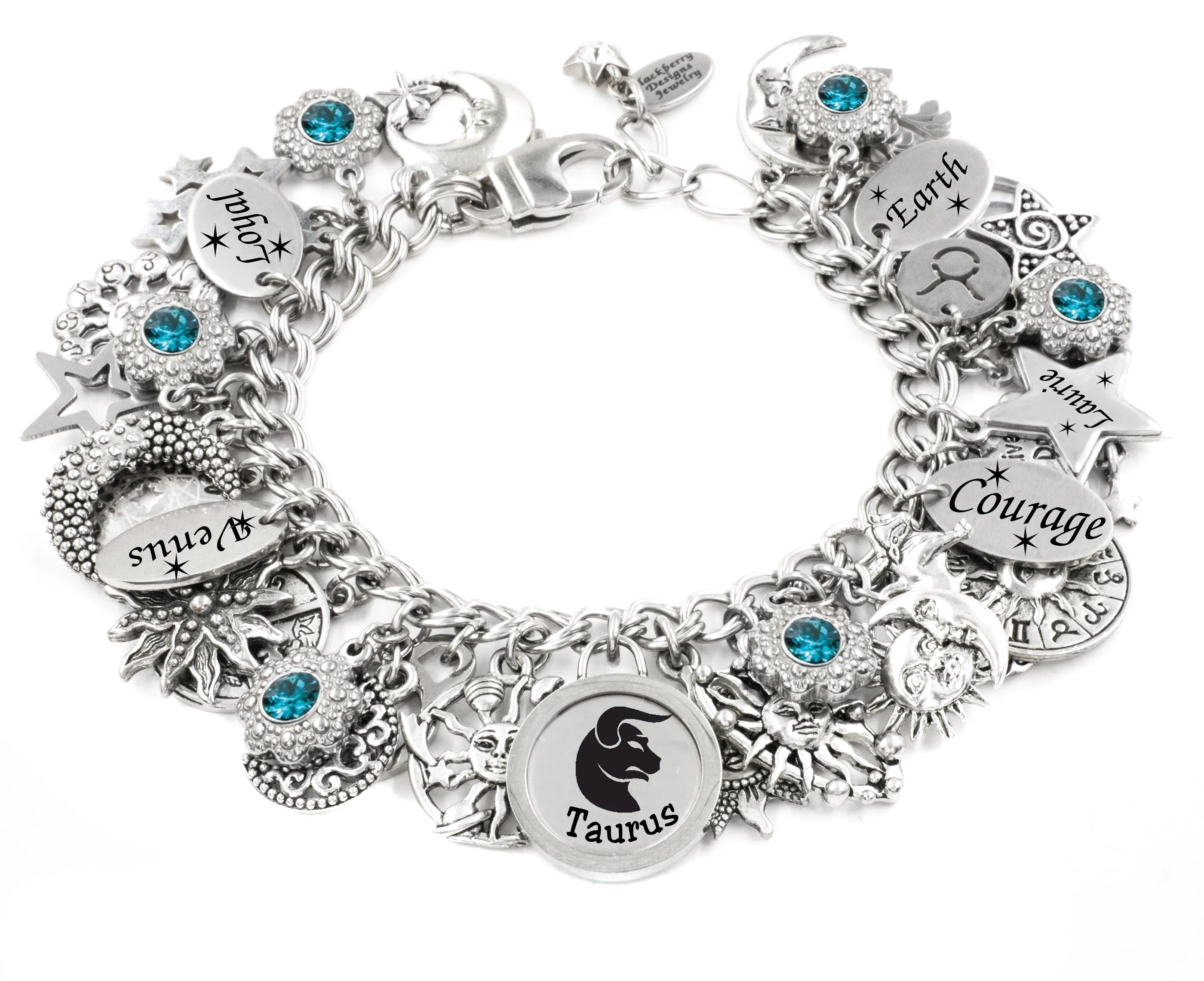 Personalized Taurus Zodiac Bracelet