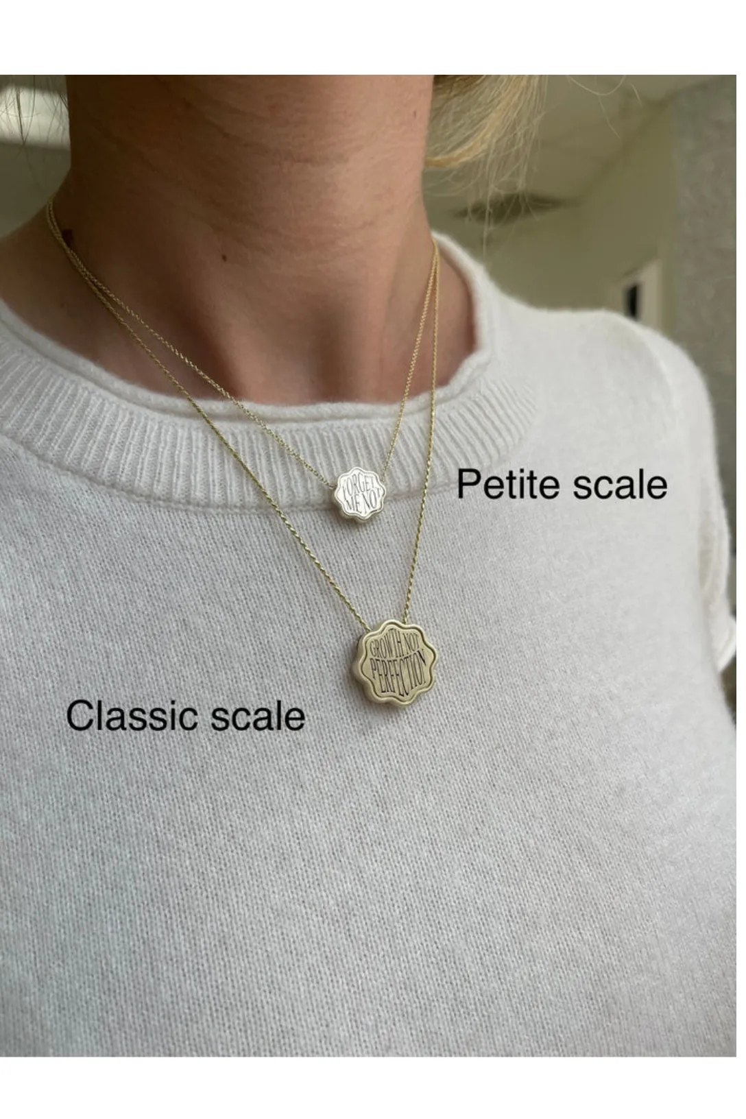 Petite Talisman Signet Pendant Necklace