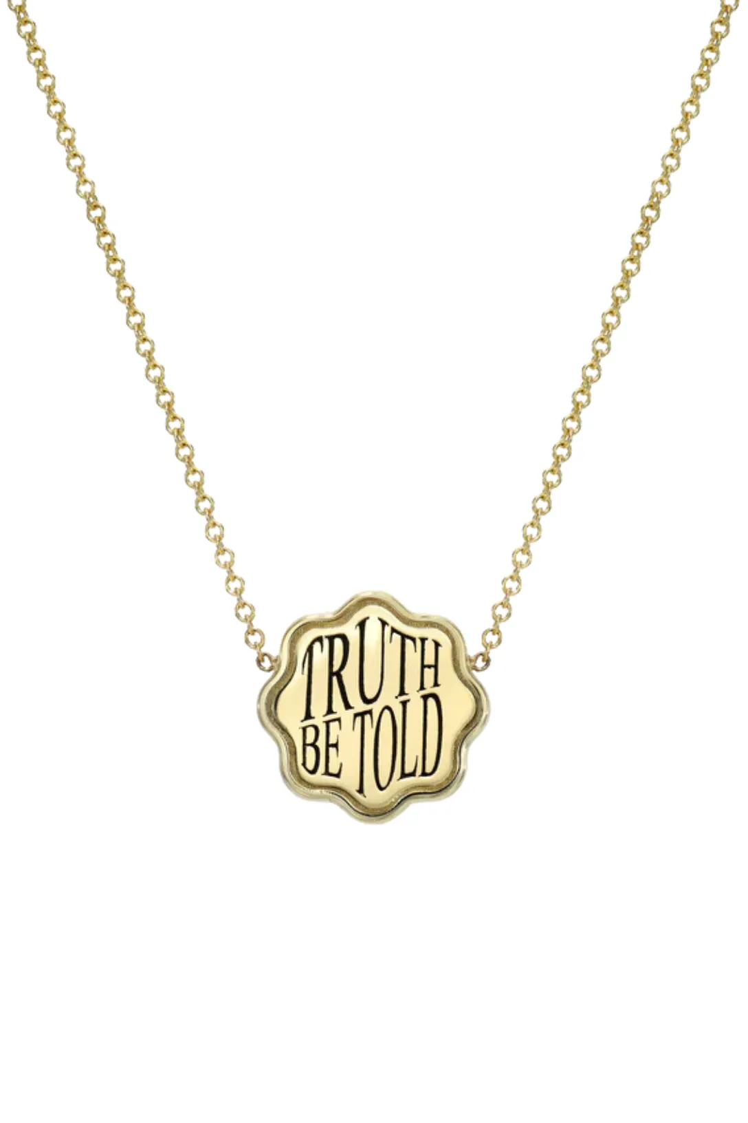 Petite Talisman Signet Pendant Necklace