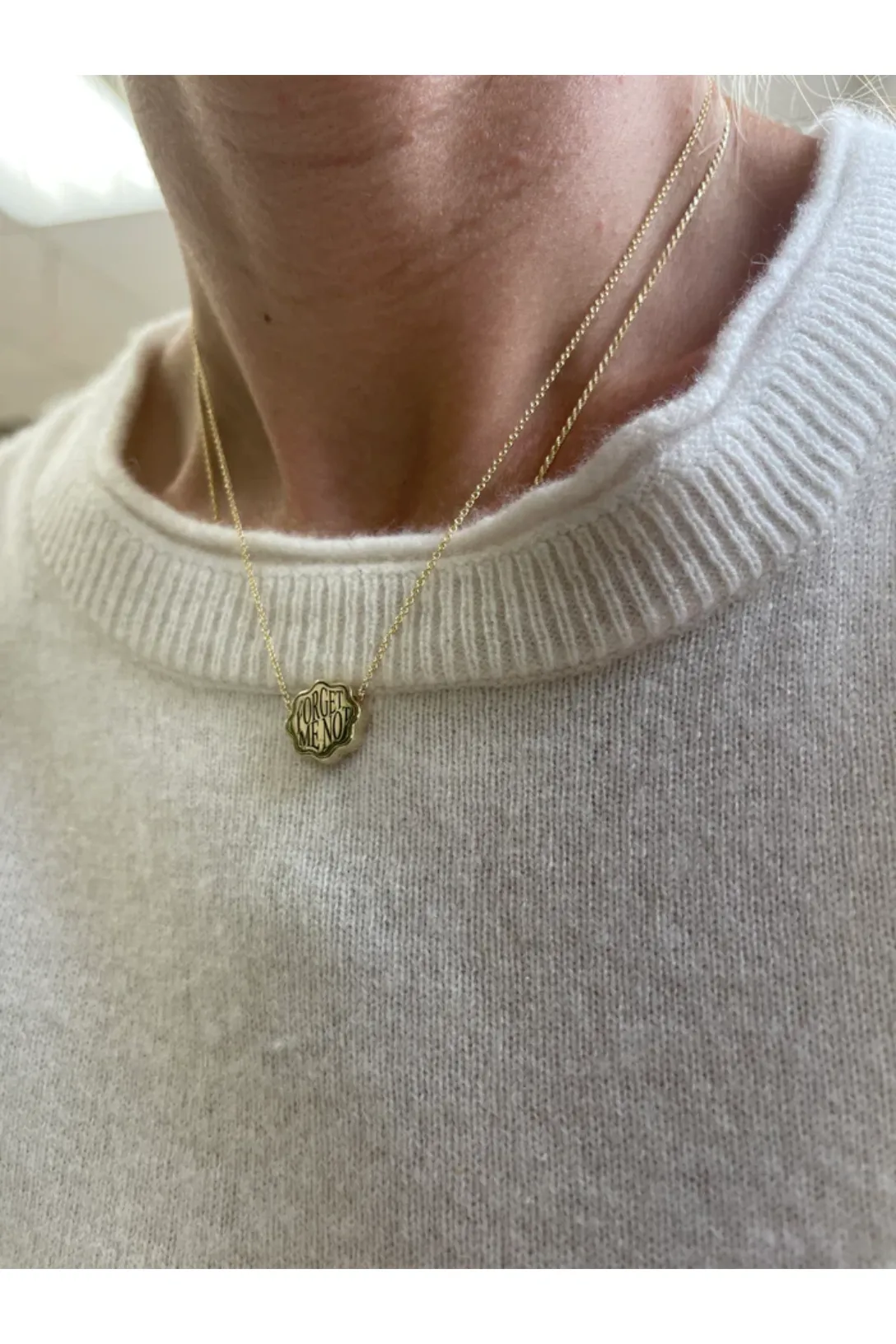 Petite Talisman Signet Pendant Necklace