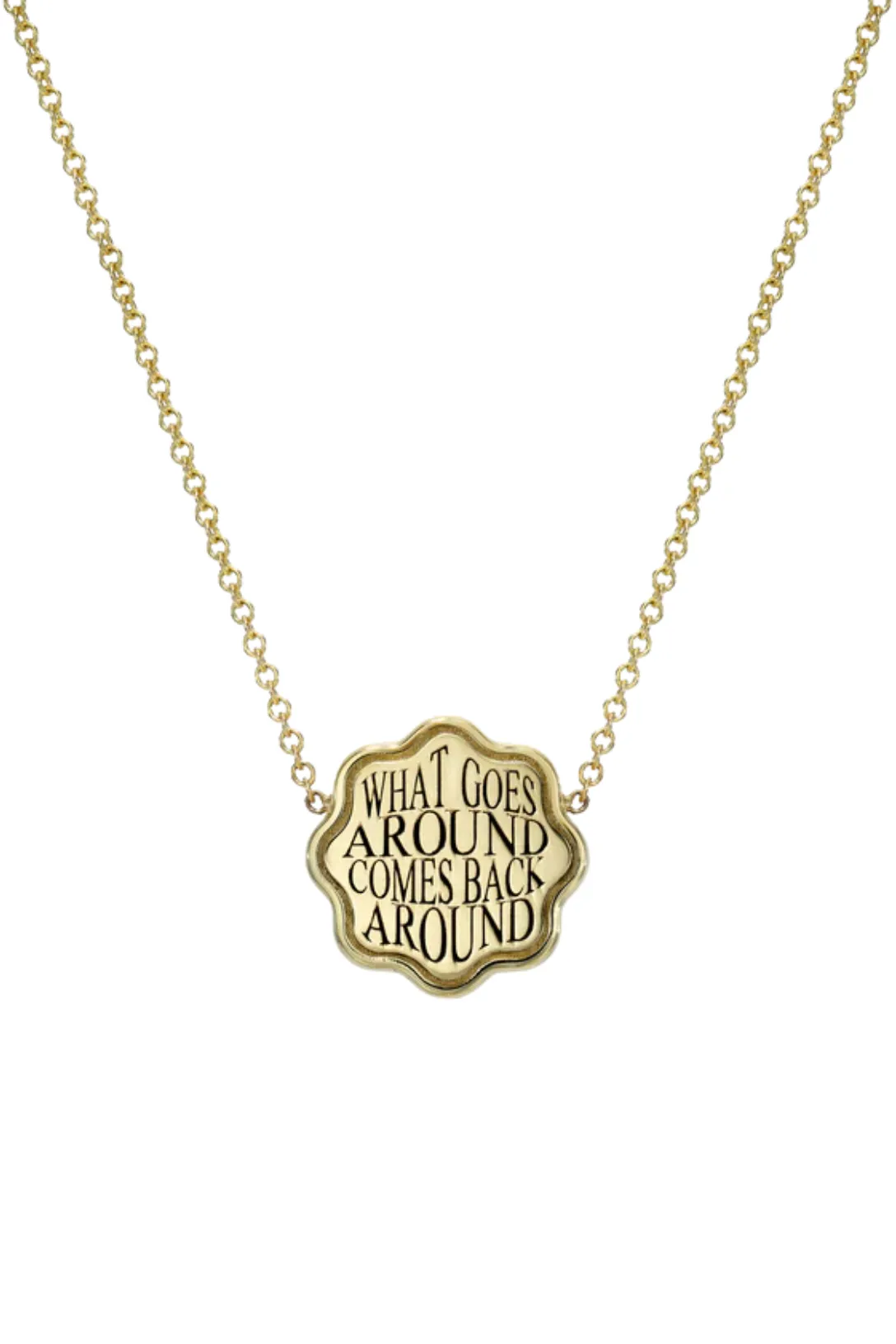 Petite Talisman Signet Pendant Necklace