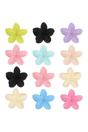 PLUMERIA FLOWER HAIR CLAW CLIP HAIR ACCESSORIES