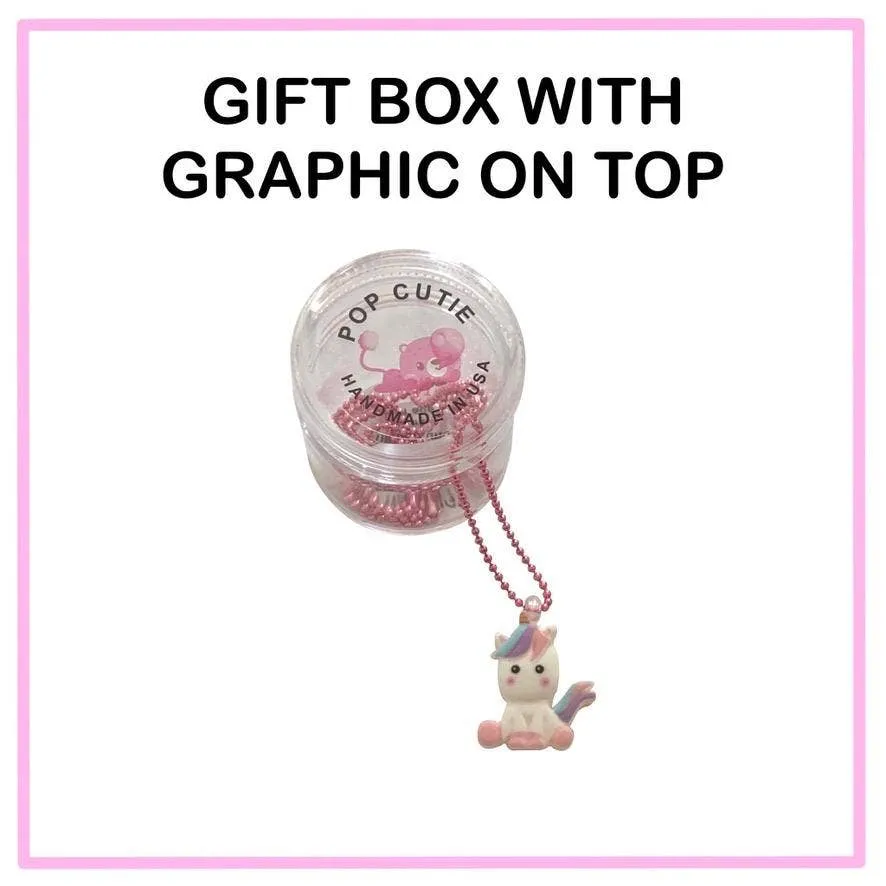 Pop Cutie Jello Heart Kids Necklaces - Rainbow Valentines