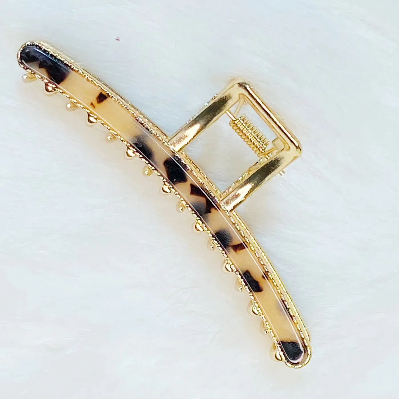 Pure Simplicity Light Tortoise Claw Clip