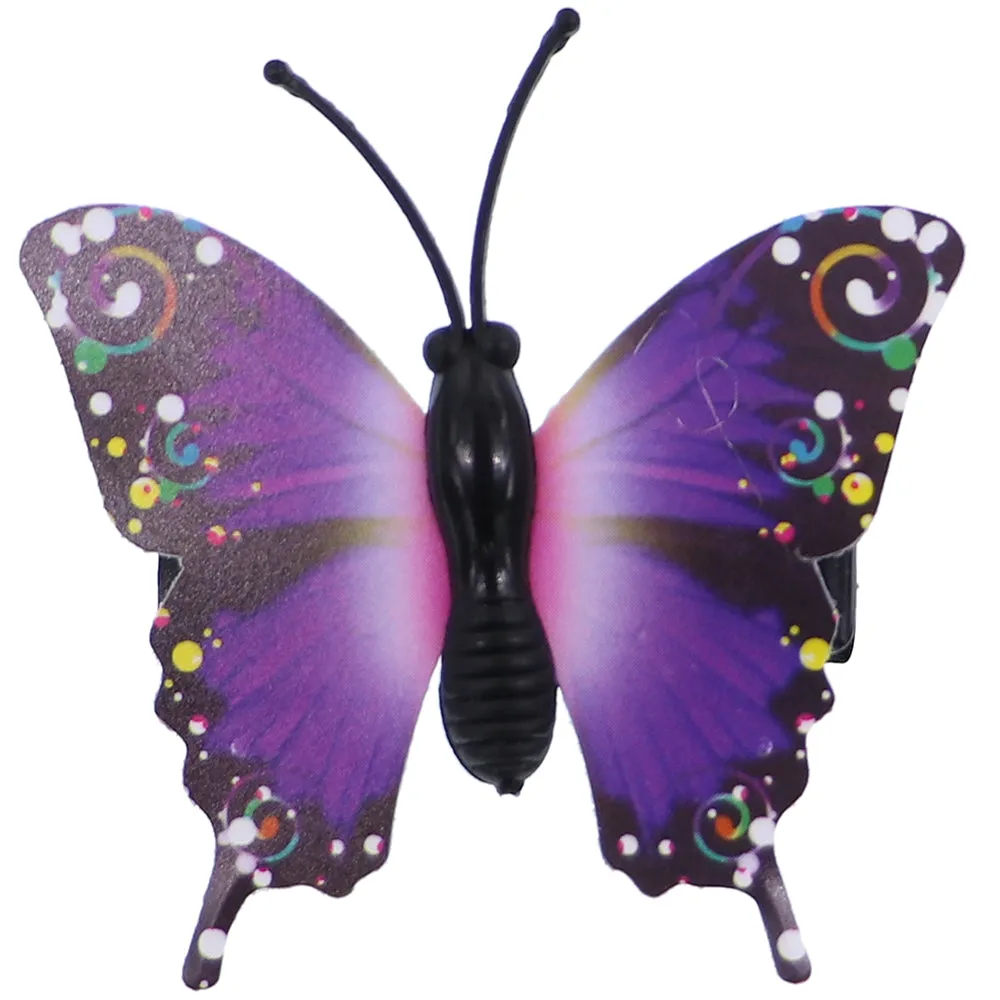 Purple Butterfly Hair Clip