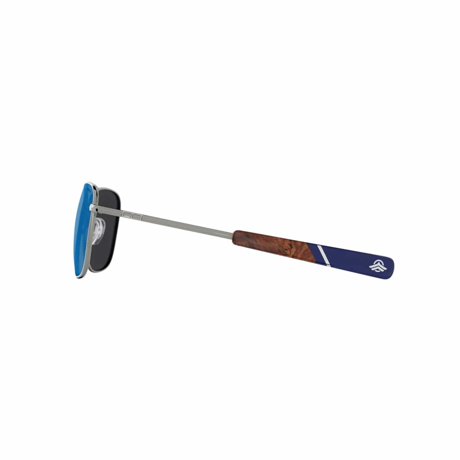 Randolph Aviator Gunmetal Bayonet Nautical Blue / Cabin Oak Skyforce Nylon Non-Polarized Atlantic Blue