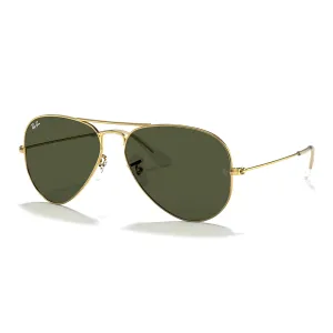 RAY BAN NEW AVIATOR LARGE RB3025 METAL ARISTA GREEN