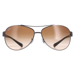 Ray-Ban Sunglasses 3386 004/13 Gunmetal Brown Gradient 63mm