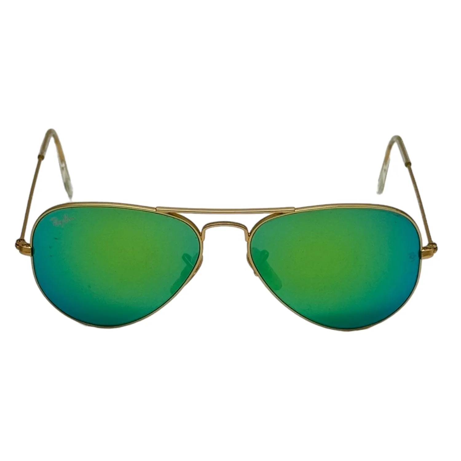 RAY-BAN Unisex Metal Aviator Sunglasses - Gold
