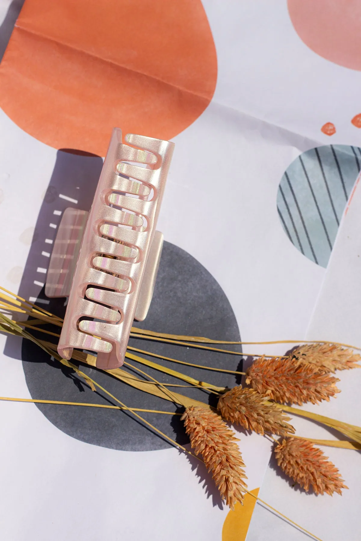 Rectangle Cut Out Classic Claw Hair Clip