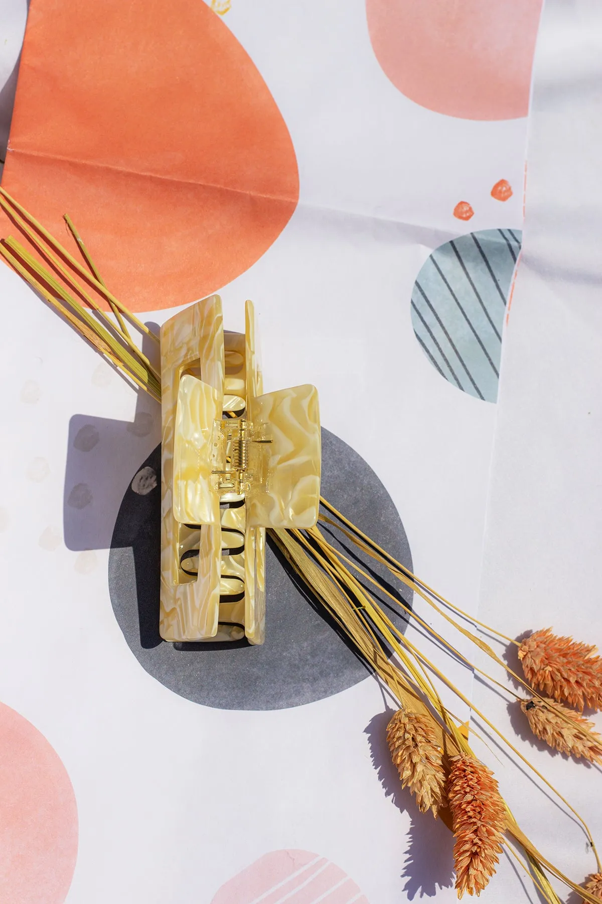 Rectangle Cut Out Classic Claw Hair Clip